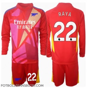 Arsenal David Raya #22 Målvakt Replika Bortatröja Barn 2024-25 Långärmad (+ Korta byxor)